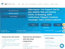 Tablet Screenshot of livehelperchat.com